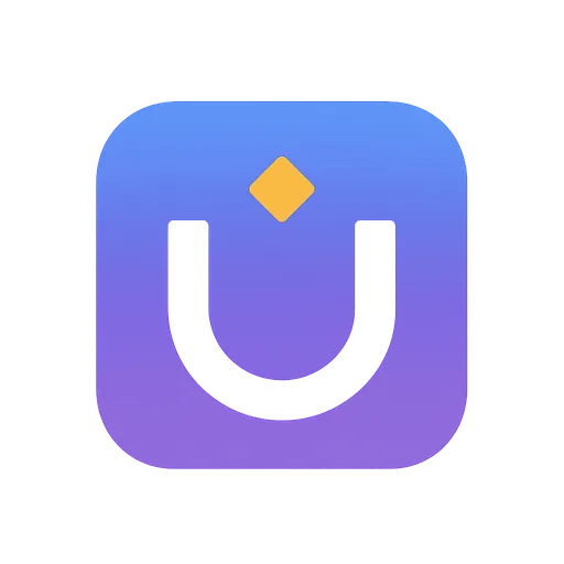 UsernameForge logo - Rounded badge with a white crucible-shaped U and a small amber spark above it, representing fresh usernames being forged